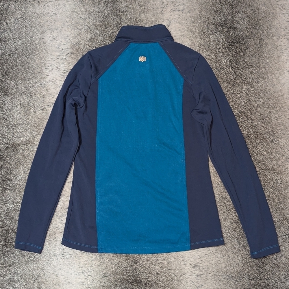 Sherpa Adventure Gear Full Zip UPF 50+ Jacket Blue Women's Medium - Picture 2 of 7